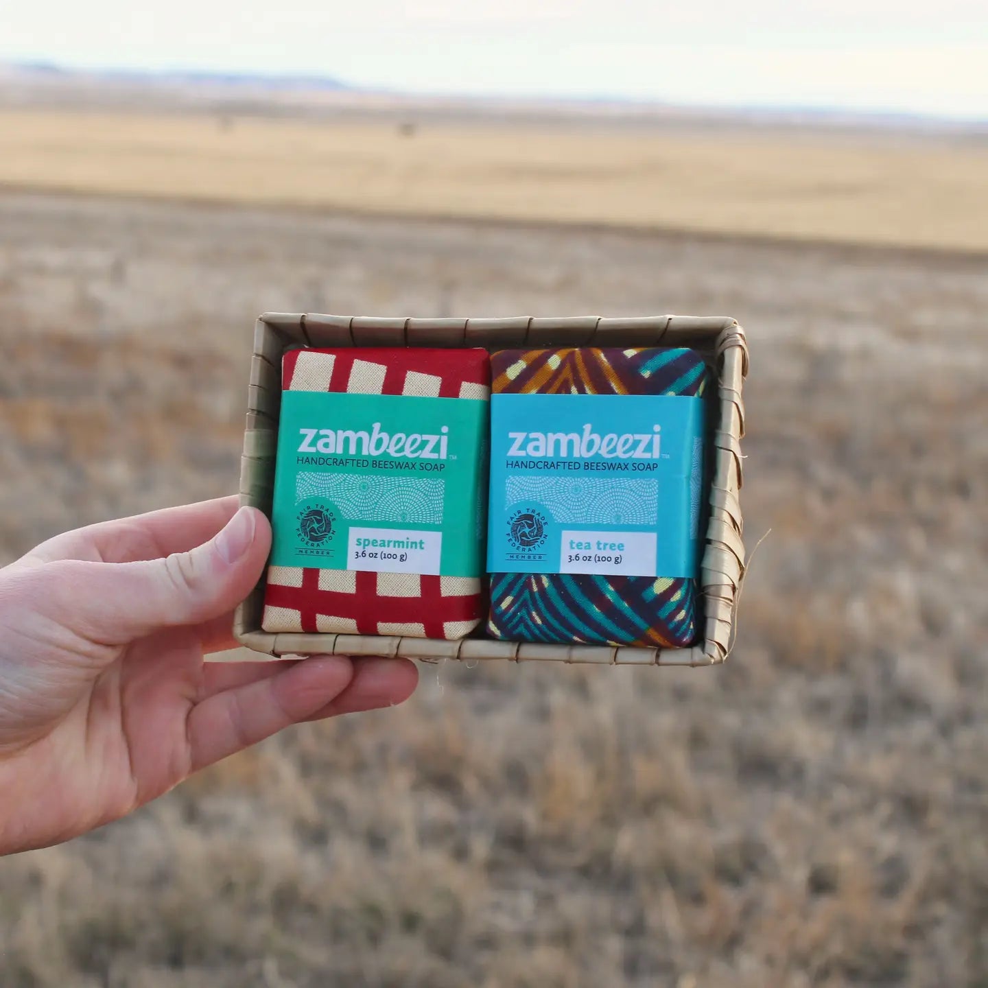 2 Bar Soap Basket - Tea Tree/Spearmint