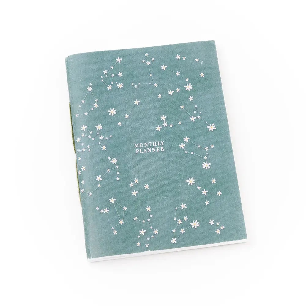 Floral Zodiac Recycled Paper Planner
