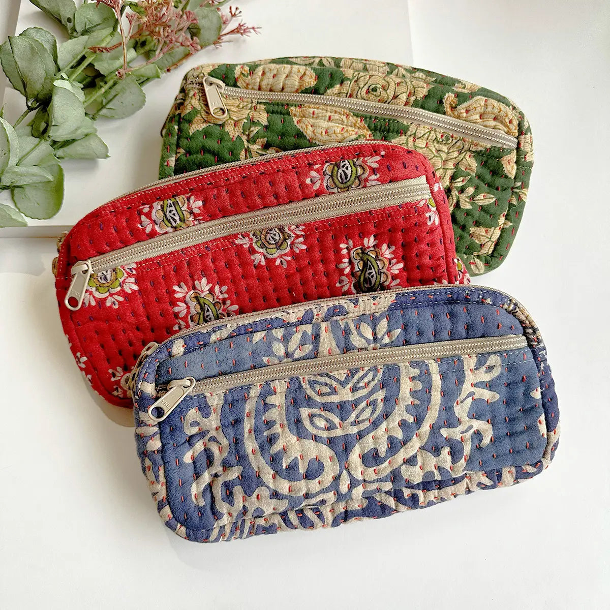Kantha Linear Sling Bag