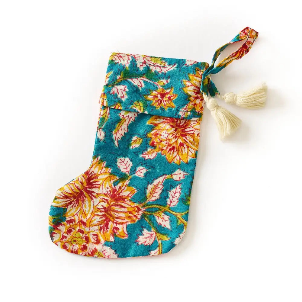 Cotton Mini Holiday Stocking