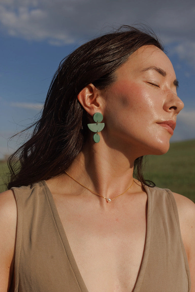 Mojave Geo Clay Earrings