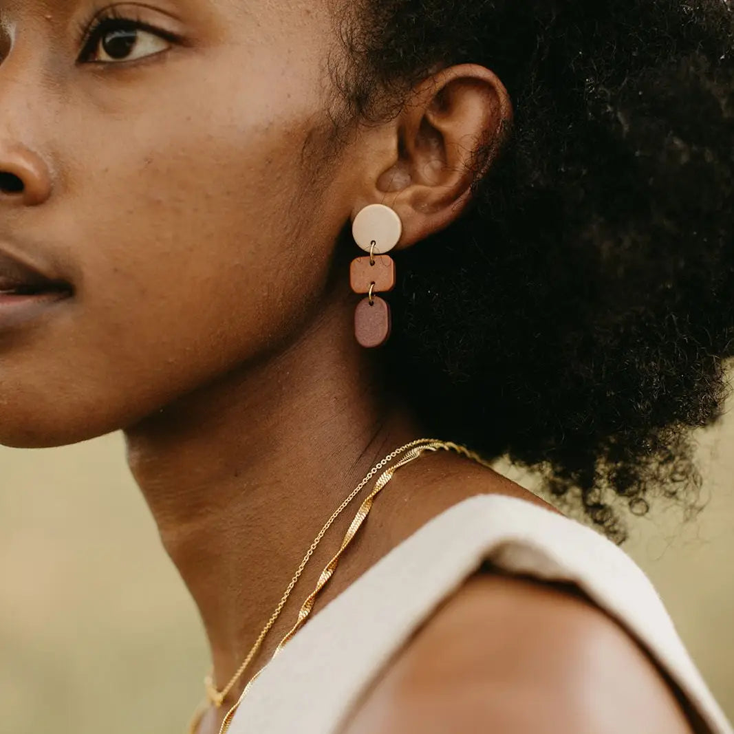 Ombré Clay Earrings